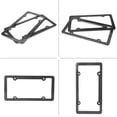 thumbnail image 5 of Acouto License Plate Frame 2PCS Carbon Fiber License Number Plate Frame Cover Holders with Screw Caps Applicable to US, 5 of 5