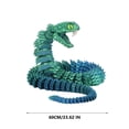 thumbnail image 2 of Dynamic Snake Car Ornament, Flexible Joint Design, 45cm Length, Modern Abstract Style, For Home Decor, Office Desk, Gift Choice, High-Quality Materials, Moving Parts, Collectible Decor | Plastic, C, 2 of 6