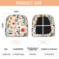 thumbnail image 3 of Pioneer Flower Seat Covers for Dining Room Chairs Set Of 6,Stretch Printed Washable Chair Seat Cover with Elastic Ties and Button,Removable Waterproof Couch Cushion Covers, 3 of 6