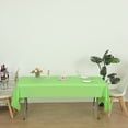 thumbnail image 6 of (12 Pack) Apple Green Premium Rectangle Heavy-Duty Plastic Table Covers (Reusable), 6 of 7