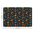 thumbnail image 5 of DarkBlue Dinosaurs Pattern Flannel Non Slip Door Rugs,Washable Door Mats Indoor,Decorative Door Mats,Dirt-Resistant and Absorbent Doormat for Entrance,Bedroom,Kitchen,Bathroom,23.5x16in(60x40cm), 5 of 5
