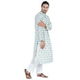 thumbnail image 2 of Atasi Traditional Long Sleeve Kurta For Men Mandarin Collar Neck Wear Party Wear, 2 of 7