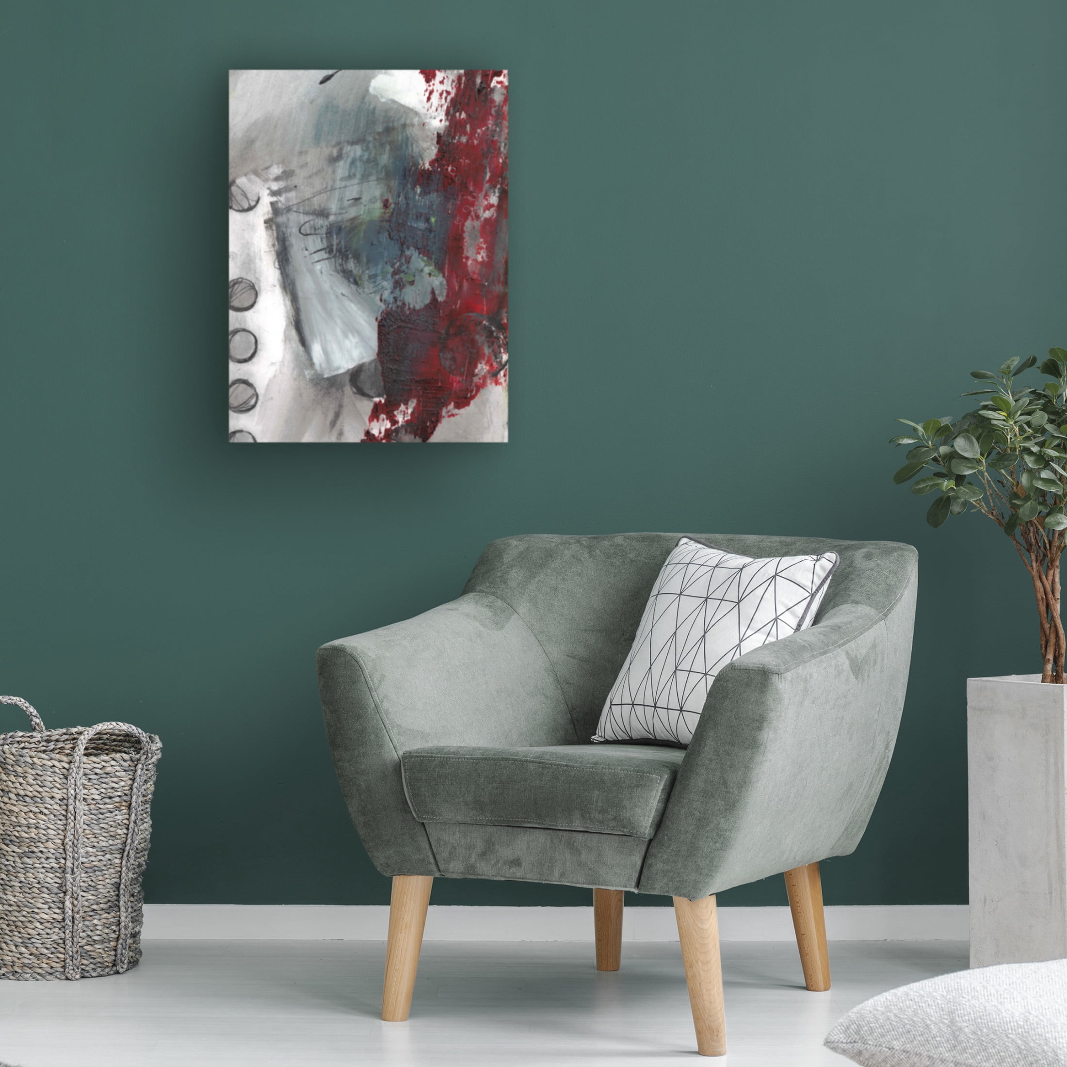 Canvas Wall Art - Deb Chaney 'Afx Iii' Wall Art for Living Room, Bedroom, or Office Décor by Trademark Fine Art - 18 x 24 Inches