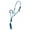 Blue/White, variant on Yearling Mountain Rope Halter and Lead