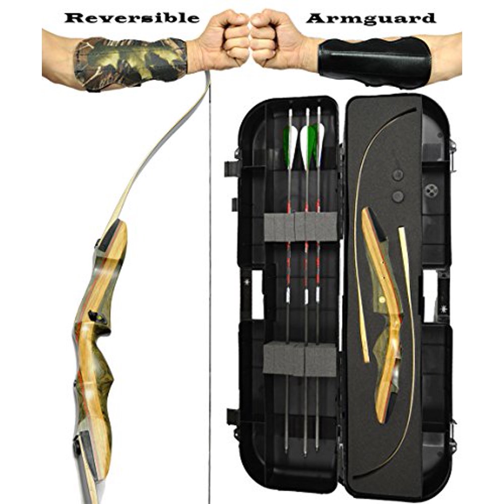 Spyder XL Takedown Recurve Bow Ready 2 Shoot Archery Set INCLUDES