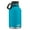 Caribbean Sea, variant on Coleman Stainless Steel Insulated Growler Wide Mouth Lid, 64 fl oz., Blue Caribbean Sea