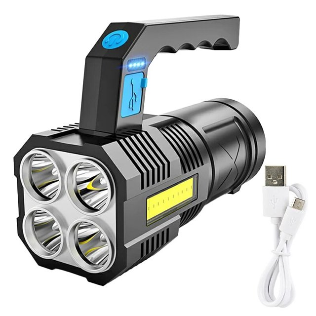 Linternas Led recargables por USB BANYUO focos portátiles de luz de Camping Impermeable