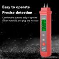 thumbnail image 3 of Wood Moisture Meter, Handheld LCD Moisture Tester Automatic Shutdown Prompt High Accuracy  For Softwood For Hardwood For Wall, 3 of 8