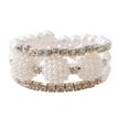 thumbnail image 2 of 6pcs Pearl Ball Napkin Rings Adjustable for Wedding, 2 of 5