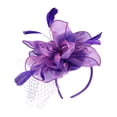 thumbnail image 1 of Fascinator Hat Flower Fascinator Headband Tea Party Hat Prom Banquet Headpiece, 1 of 8