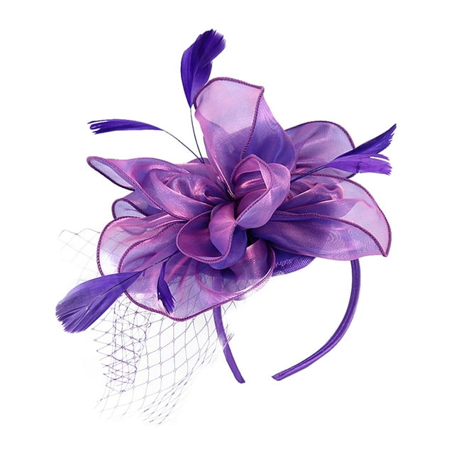 Fascinator Hat Flower Fascinator Headband Tea Party Hat Prom Banquet Headpiece