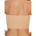 thumbnail image 4 of SHCKE Women Strapless Bandeau Bra Women's Seamless Bandeau Crop Tube Top Bra Strapless Padded Bralette Stretch Chest Wrap Strapless Padded Bralette, 3-PACK, 4 of 5