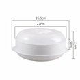 thumbnail image 2 of Horno microondas, utensilios para calentar, utensilios de cocina, utensilios de cocina (vaporizador grande de una sola capa) ER, 2 of 4