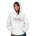 thumbnail image 5 of Pray For A Cure Breast Cancer Sport Hoodie Sweatshirt Women Brisco Brands S, 5 of 6