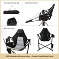 thumbnail image 3 of Arrowhead Outdoor Folding Hammock Chair with Detachable Footrest, 3 of 11