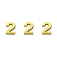 thumbnail image 2 of maskred Numéros de Maison pour Extérieur Style Simple Signes Numériques Accessoires de Marquage Numéro Exquis Accessoire Numéro 2 3 Pcs, 2 of 6