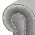 thumbnail image 4 of Maklaine Contemporary 84" Tufted Hardwood Sofa in Opal Grey, 4 of 14