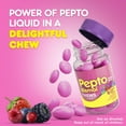 thumbnail image 4 of Pepto Bismol Chews, Chewable Indigestion and Anti-Diarrhea Stomach Relief, Berry Mint, 24 Count, 4 of 11
