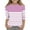Pink kids tops, variant on ABPWLY Clothes for Girls Tee Shirts for Kids Summer Loose Lightweight Crewneck Casual Pullover Tops Trendy Striped Print 3/4 Sleeve Tops Girls Tops(Size:3 Years)