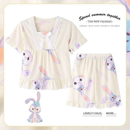 

Korean Cinnamoroll Pajamas Kids 2023 Summer New Pajamas Korean Version Children s Pajamas 1Set Girls Loungewear Set Batch