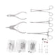 thumbnail image 2 of Kit de herramientas con alicates para piercings de cejas, nariz y cuerpo de acero inoxidable con agujas y accesorios, 2 of 14