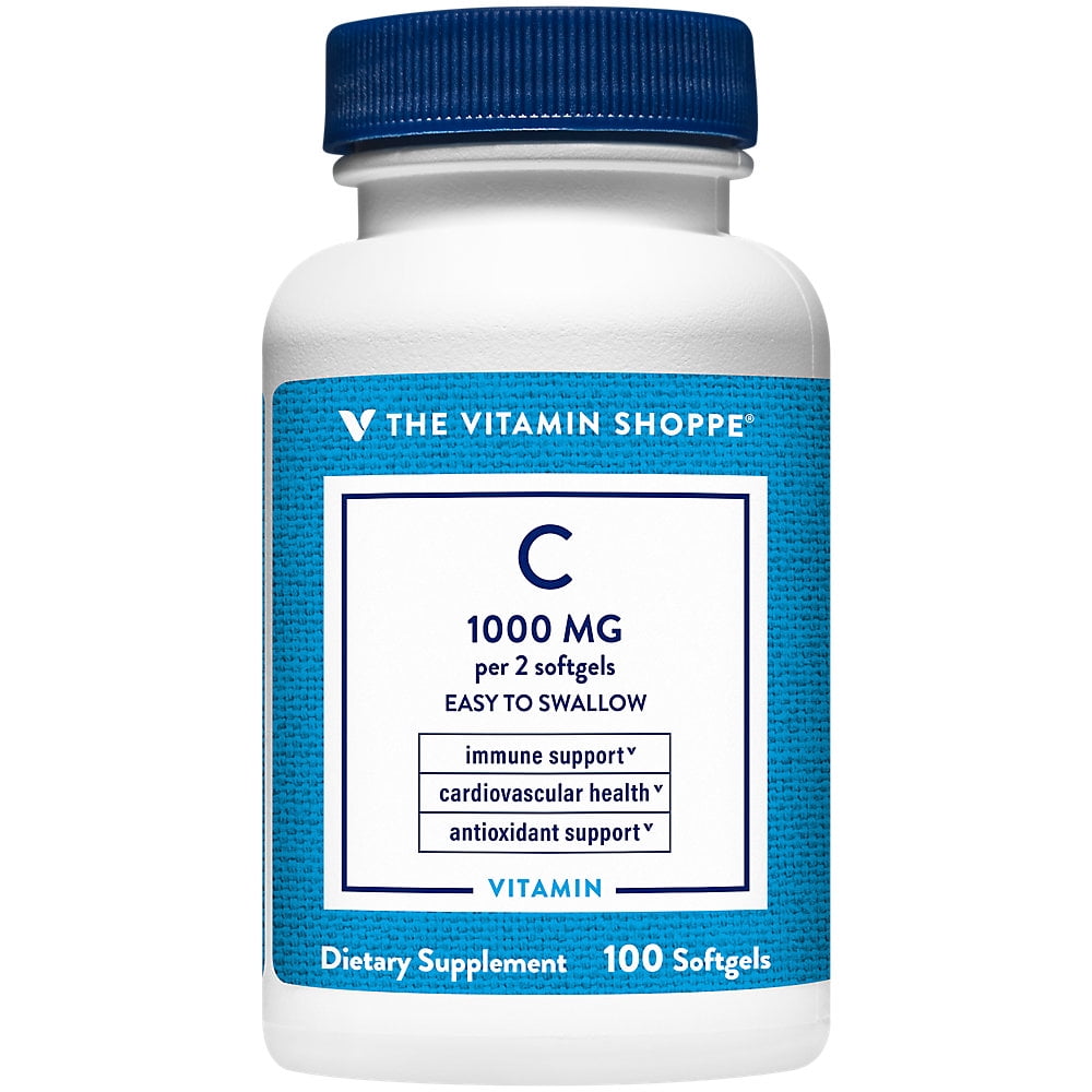The Vitamin Shoppe Vitamin C 1,000MG, Easy To Swallow, Antioxidant that