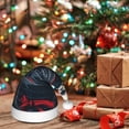 thumbnail image 6 of KLL Christmas Hats for Adults Plush Red Black Eastern Panda Warrior Print Santa Hat Xmas Fluffy Santa Claus Hat for Women Men, 6 of 6
