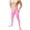 Hot Pink, variant on LADIGASU Men Solid Breathable Wicking Sweat Wicking Thermal Fitness High Elastic Yoga Full Length Pants