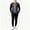 Black, variant on Kids Soccer Goalie Tracksuit, Color Block Striped Long Sleeve Breathable Top Shock Absorbing Knee Padded Pants 2 Piece Training Uniform for Big Boys Black