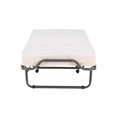thumbnail image 2 of Linon Luxor Metal Frame Folding Bed with Cover in Gray, 2 of 16