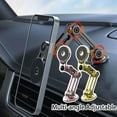 thumbnail image 3 of 360 Rotation Arm Magnetic Phone Holders Foldable Car Mount Stand Dashboard W0, 3 of 8