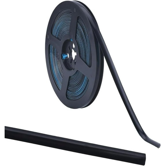 9.84 Feet x 0.31 Inch Caulk Strip Self Adhesive Peel and Stick Molding Trim Strips Black Decorative Caulking Gap Sealant Edging Tape Border for Stove Sink Toilet Bathtub Wall Edge Cabinet