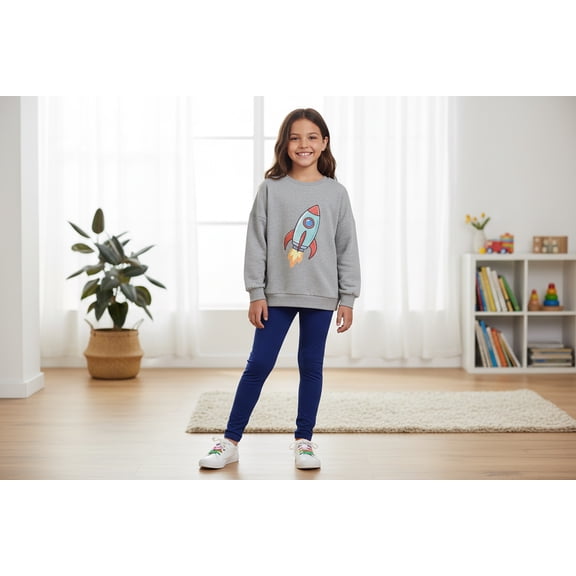 The Children's Place Big Girls Slim FIt Leggings Size XL Blue