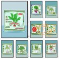 thumbnail image 2 of Póster de jardinería, puerro, girasol, nabo, brócoli, paquete de semillas, decoración de floristería, impresión en lienzo, decoración de pared del hogar, pintura, 2 of 5