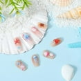 thumbnail image 4 of 5D Embossed Sea Animal Nail Art Stickers Decals Self Adhesive Ocean Life Medusal Starfish Nail Sea Creature Design Summer Nail Sticker Marine Life Manicure for Women DIY Nail Art Decoration Colorful, 4 of 9