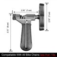 thumbnail image 1 of ZHAOCHENG Herramienta para cadena de bicicleta Botao, reparación de eslabones de cadena de velocidad universal con pasador de acero inoxidable de respaldo, cortador divisor de cadena de bicicleta de f, 1 of 1