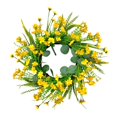 thumbnail image 2 of GUOOL Marguerite Fleur Couronne Simple Porte d'Entrée Printemps Couronne pour Ferme Mur Parti, 2 of 9