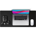 thumbnail image 1 of Leather Desk Pad Protector,Mouse Pad,Office Desk Mat, Non-Slip PU Leather Desk Blotter,Laptop Desk Pad,Waterproof Desk Writing Pad for Office and Home (Gray,31.5" x 15.7")Black23.6" x 11.7", 1 of 5