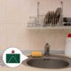 thumbnail image 4 of Soporte magnético para esponjas de fregadero de cocina, estante de drenaje de acero inoxidable sin perforaciones, gadget de cocina de secado rápido pequeño, 4 of 4