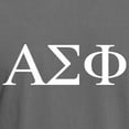 thumbnail image 3 of CafePress - Alpha Sigma Phi Greek Letters White T Shirt - Mens Comfort Colors Shirt, 3 of 5