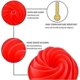 thumbnail image 3 of 9 inch non-stick cake pan, fluted round cake pan silicone pan, spiral cake pan, 3 of 4