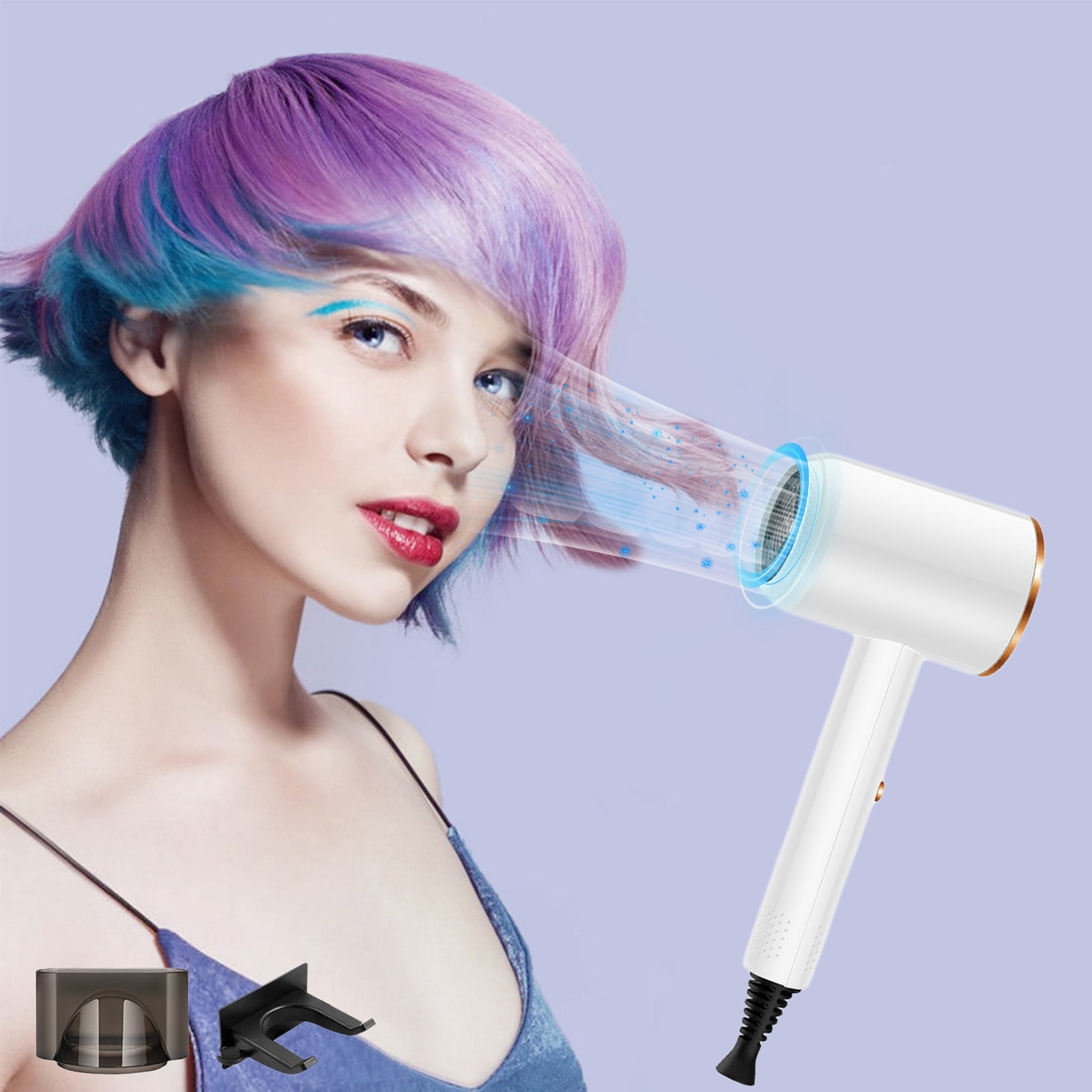 Sentmoon Deals Flyer Electric Hair Dryer High-power Electric Hair Dryer Home Hair Dryer Hot Wind Comb Hair Salon Blowing Comb Prime Day Deals 2024 Canada