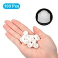thumbnail image 4 of Uxcell Plastic Dome Nut Protection Cap Covers, M5 Nut Cover White 100 Pack, 4 of 5