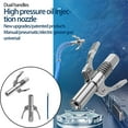 thumbnail image 4 of ziyahi Grease Tool Coupler 690Bar Dual Handle Rubber Sealing Ring Professional Replacement Stainless Steel Nozzle Tools 1Pc 1Set, 4 of 6