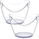 thumbnail image 1 of Ice Bucket- Clear Acrylic Champagne Bucket with Easy-to-Carry Handles - Good for up to 2 Wine or Champagne Bottles (2 Pack), 1 of 5
