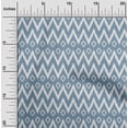 thumbnail image 1 of oneOone Georgette Viscose Fabric Chevron Ikat Print Sewing Fabric BTY 42 Inch Wide, 1 of 4