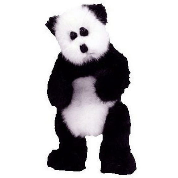 Ty Attic Treasures - Checkers the Black and White Panda Bear