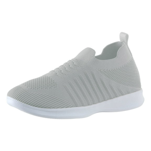 NOKIO Comfy Women'S Active Footwear Women Casual Shoes Fashionable Simple And Solid Color The New Pattern Summer Mesh Breathable Comfortable And Flat Bottomed Lightweight Slip On