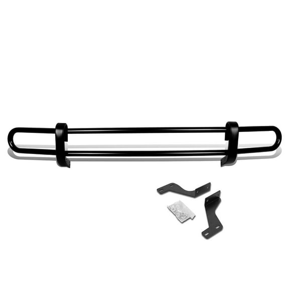 DNA Motoring RBG-003-BK For 2009 to 2016 Venza GGV10 Stainless Steel Double Bar Rear Bumper Protector Guard (Black) 10 11 12 13 14 15