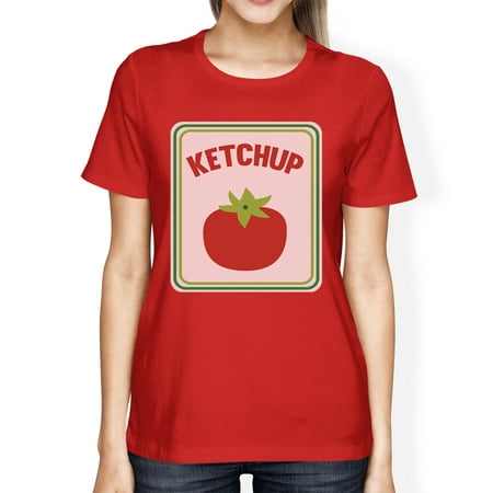 Ketchup Halloween Costume For Adults Womens Graphic Cotton Tshirt